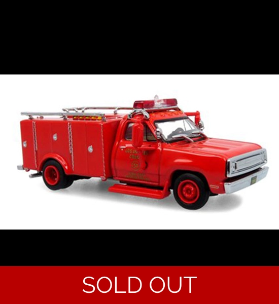 L.A. County Fire Dept. 1974 Dodge 300 Rescue Unit 1/87 Diecast